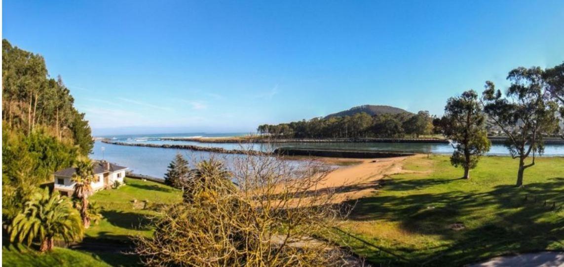 Playa Del Puntal Villaviciosa Asturias Lujo Primera Linea Playa Esterno foto