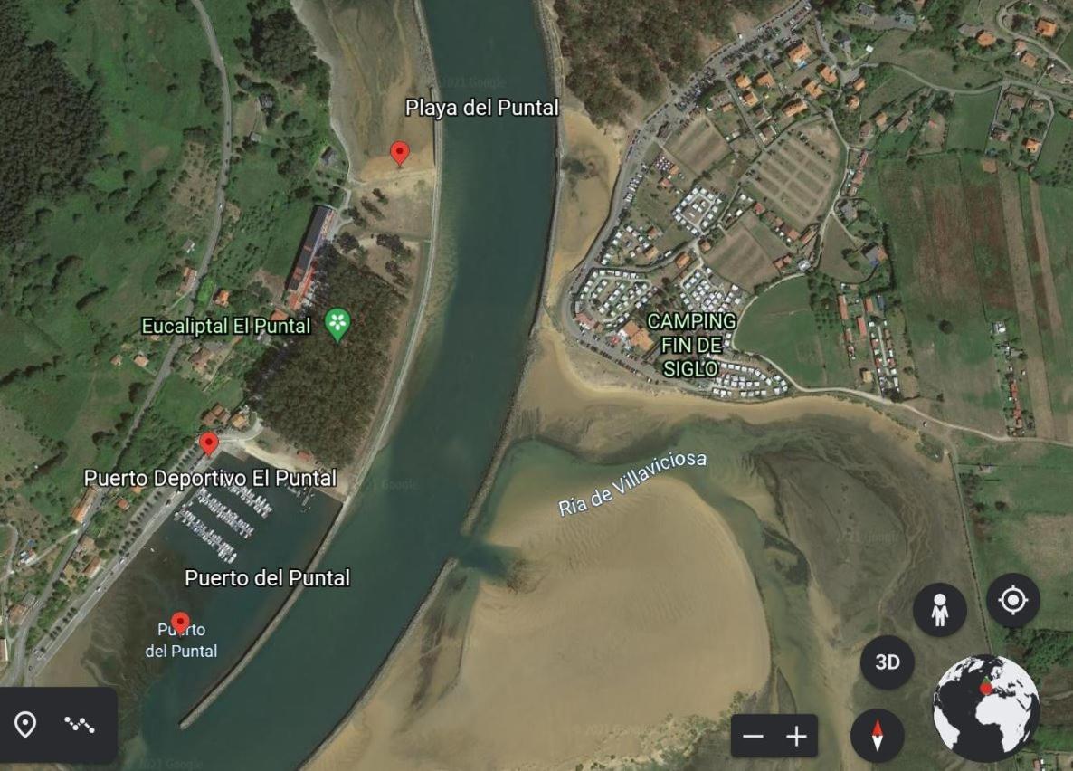 Playa Del Puntal Villaviciosa Asturias Lujo Primera Linea Playa Esterno foto