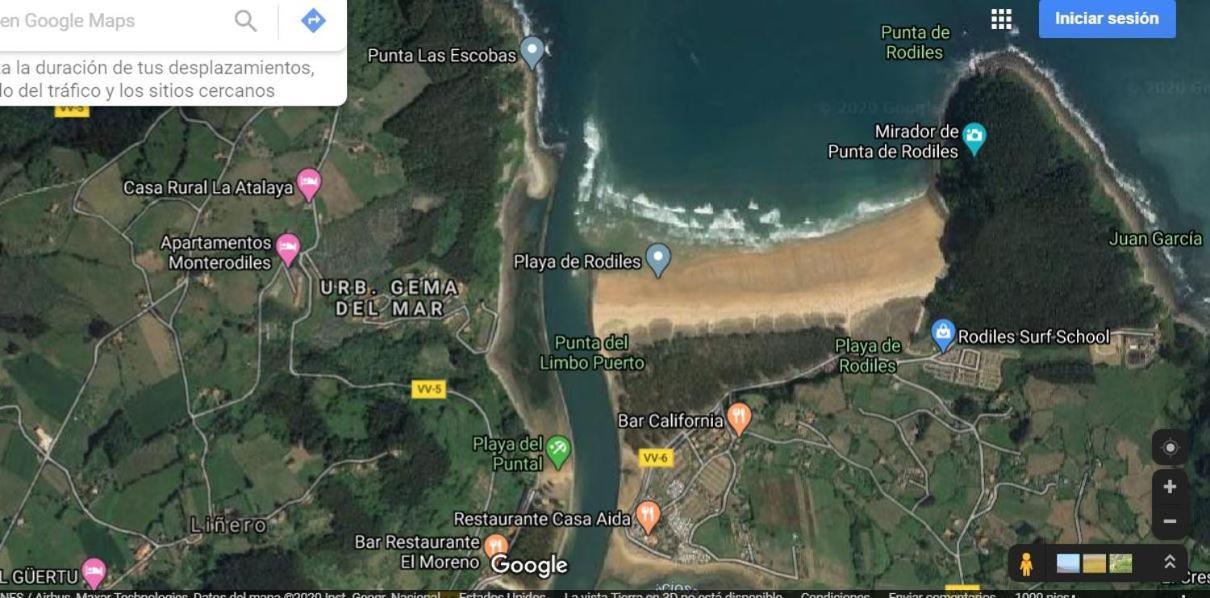 Playa Del Puntal Villaviciosa Asturias Lujo Primera Linea Playa Esterno foto