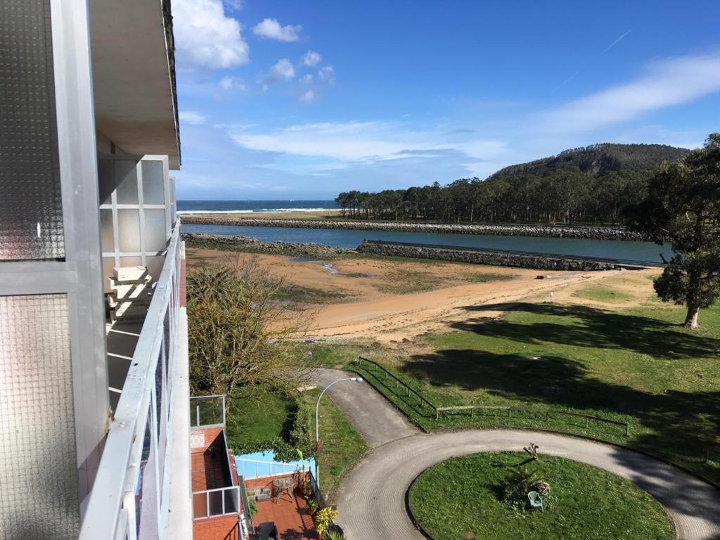 Playa Del Puntal Villaviciosa Asturias Lujo Primera Linea Playa Esterno foto