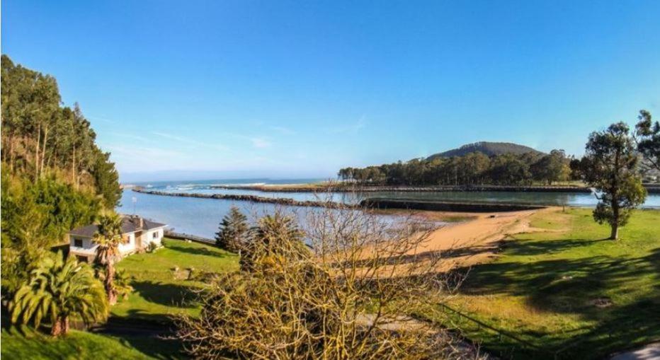 Playa Del Puntal Villaviciosa Asturias Lujo Primera Linea Playa Esterno foto